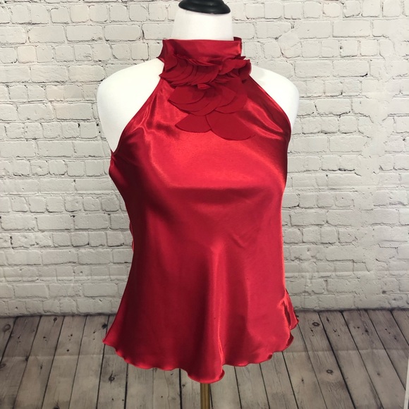 Bwear Tops - B-wear sleeveless holiday red top L